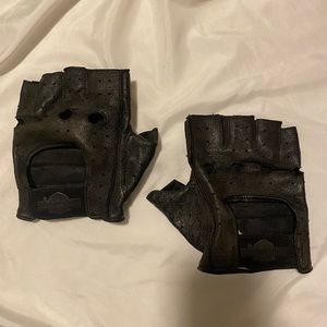 Black Harley Davidson Motorcycle Gloves